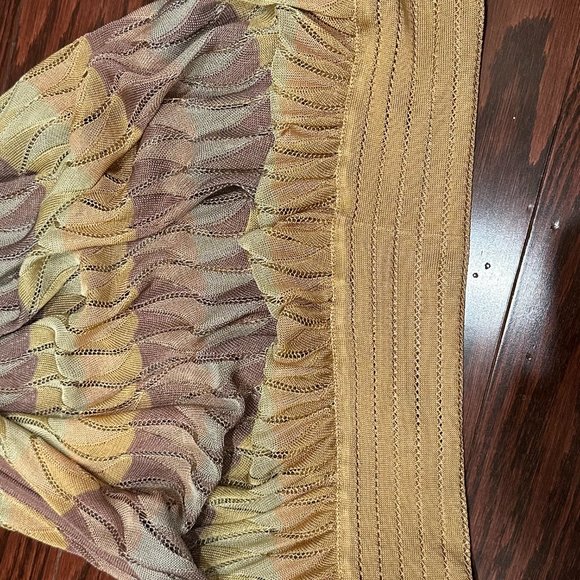 Missoni - capped sleeve tank with gold zipper - size US 6 - Picture 7 of 9